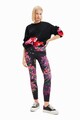 DESIGUAL Virágmintás leggings női