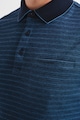 Pierre Cardin Galléros pamutfelső csíkos mintával férfi