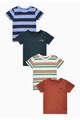 NEXT Set de tricouri multicolore in dungi - 4 piese Baieti