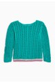 NEXT Cardigan verde teal crosetat Fete