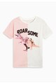 NEXT Детска тениска в бяло и розово Момичета