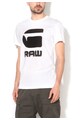 G-Star RAW Tricou regular fit alb cu logo Sergirio Barbati