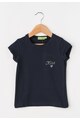 Zee Lane Kids Tricou bleumarin inchis cu aplicatie cu strasuri Fete