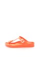 Birkenstock Papuci flip-flop oranj mandarina cu calapod clasic Gizeh Femei