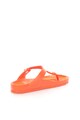 Birkenstock Papuci flip-flop oranj mandarina cu calapod clasic Gizeh Femei