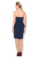 M by Maiocci Rochie peplum bleumarin fara bretele Femei