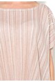 Sisley Bluza roz prafuit si alb prafuit cu insertii de lurex Femei
