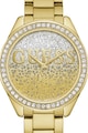 GUESS Часовник с кристали и лого Жени