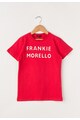 Frankie Morello Junior Tricou rosu cu logo Snoopy Baieti
