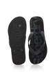 SUPERDRY Papuci flip-flop negri cu garnituri rosii Scuba Barbati