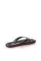 SUPERDRY Papuci flip-flop negri cu garnituri rosii Scuba Barbati