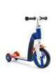 Scoot & Ride Trotineta 2in1 albastru cu oranj Highwaybaby+ - 1-4 ani Baieti