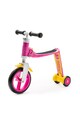 Scoot & Ride Trotineta 2in1 roz fandango cu galben Highwaybaby+ Fete