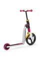 Scoot & Ride Trotineta alb si fucsia cu sa Highwayfreak - 3-6 ani Fete