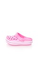 Crocs Saboti slingback usori roz cu alb Crocband™ Baieti