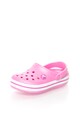 Crocs Saboti slingback usori roz cu alb Crocband™ Baieti