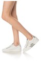 Trussardi Jeans Pantofi sport albi cu detalii argintii Femei
