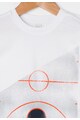 Esprit Tricou alb cu imprimeu abstract Baieti