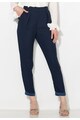 Zee Lane Collection Pantaloni conici crop bleumarin Femei