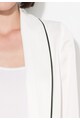 Zee Lane Collection Бяло сако без закопчаване с черни детайли Жени