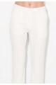 Zee Lane Collection Pantaloni albi evazati si cu pensa Femei
