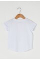 Esprit Детска бяла тениска с щампа Момичета