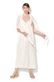 Max&Co Set alb de rochie maxi din plasa si sal Durare Femei