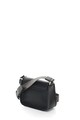 Pollini Geanta crossbody neagra de piele sintetica Femei