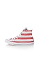 Converse Unisex Fehér & Piros Magas Szárú Cipő USA Zászlós Mintával női