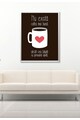 4Decor Текстилно пано Coffee Mug Message Мъже