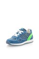 Primigi Pantofi sport in nuante de albastru cu verde neon Baieti