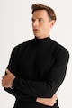 AC&Co Finomkötött pulóver magas gallérral férfi