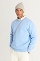 AC&Co Bő fazonú kerek nyakú pulóver férfi