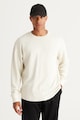AC&Co Laza fazonú texturált pulóver férfi