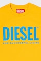 Diesel Памучна тениска с лого Момичета