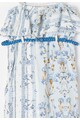 Yumi Rochie maxi albastra cu imprimeu Fete