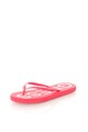 GUESS Papuci flip-flop fucsia cu model text Femei