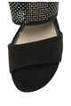 Marco Tozzi Sandale slingback negre perforate Femei