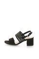 Marco Tozzi Sandale slingback negre perforate Femei