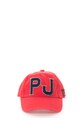 Pepe Jeans London Детска червена шапка с козирка и апликации Момчета