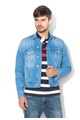 Pepe Jeans London Jacheta albastra din denim Pinner Barbati