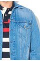 Pepe Jeans London Jacheta albastra din denim Pinner Barbati