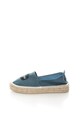 Colors of California Espadrile flatform, din denim cu strasuri Femei