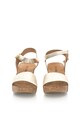 Zee Lane Sandale wedge de piele auriu deschis Ilenia Femei