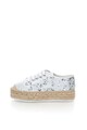 Francesco Milano Espadrile flatform cu paiete reversibile Femei