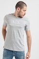 ARMANI EXCHANGE Вталена памучна тениска с лого Мъже
