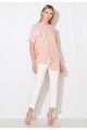 Zee Lane Collection Асиметрична розова блуза с набирания Жени