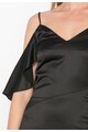 Zee Lane Collection Rochie neagra cu decupaje pe umeri Femei