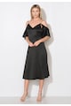 Zee Lane Collection Rochie neagra cu decupaje pe umeri Femei