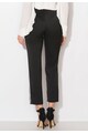 Zee Lane Collection Pantaloni negri cu vipusca alba Femei